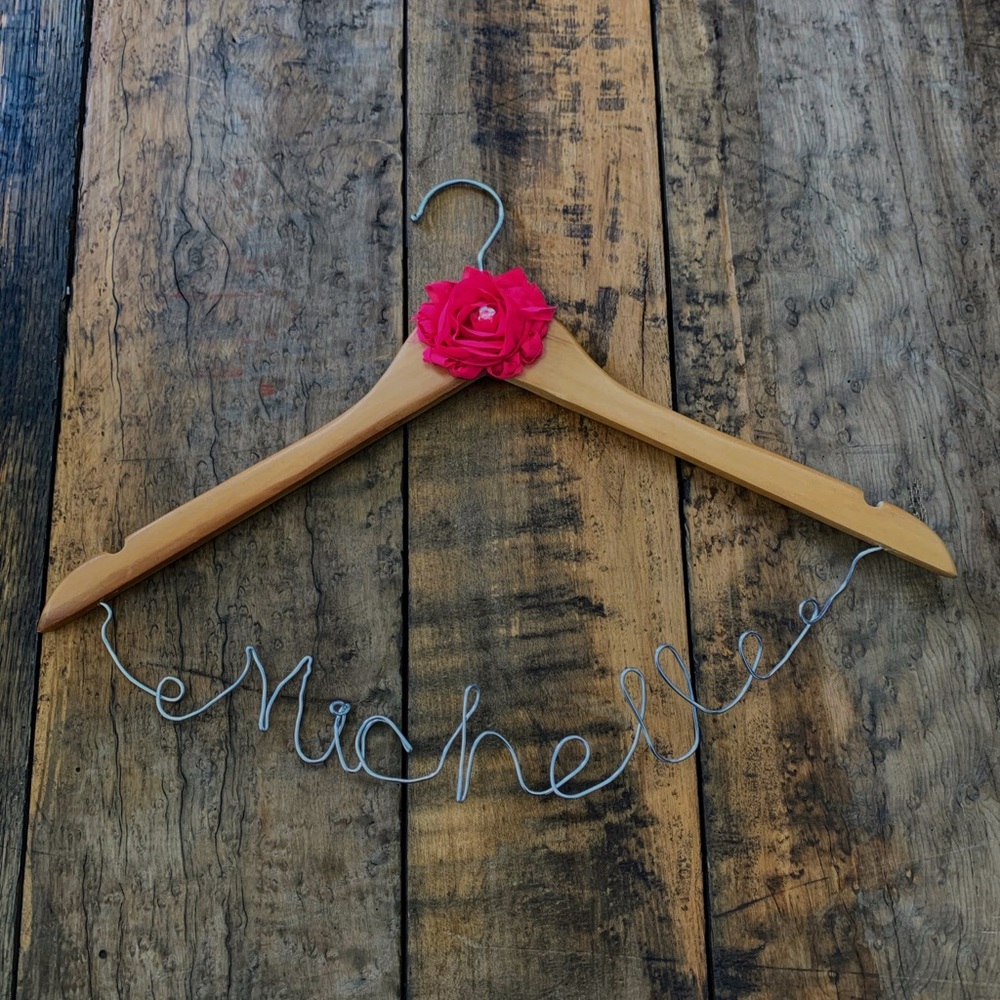 Personalized “Michelle” hanger